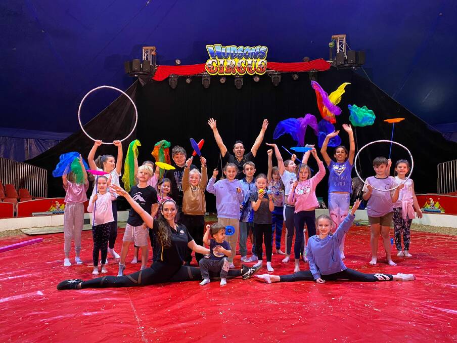 FUN ACTIVITY: Children aged from five to 15 years can learn a variety of skills at the Hudsons Circus workshops this week. Photo: SUPPLIED