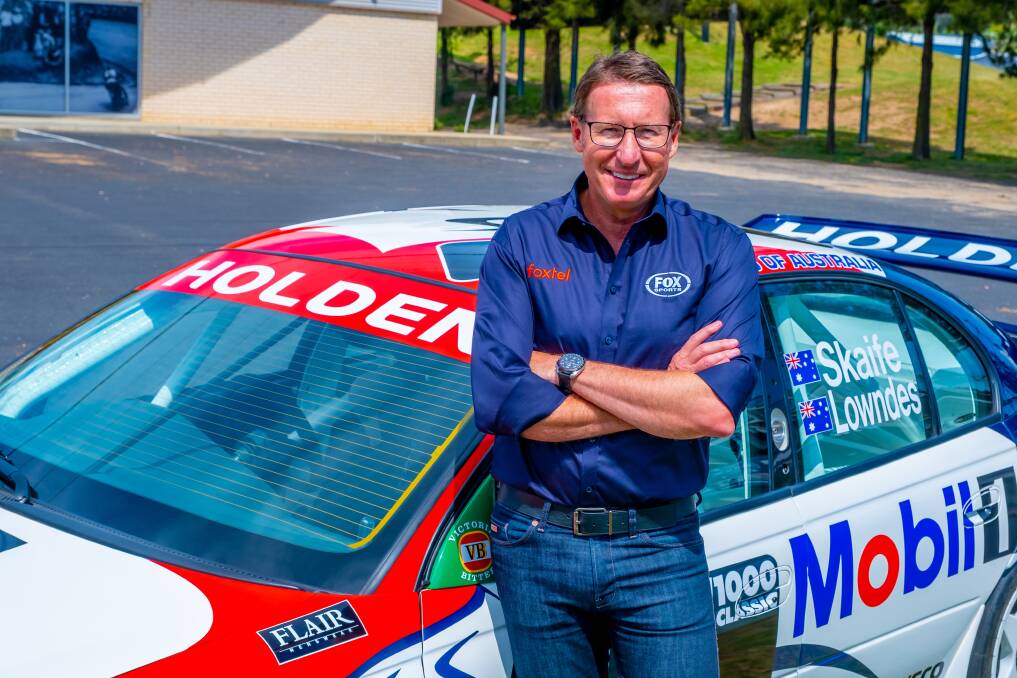 RACE READY: Retired Supercars driver and race commentator Mark Skaife looks forward to an exciting race at Mount Panorama. Photo: SUPPLIED 