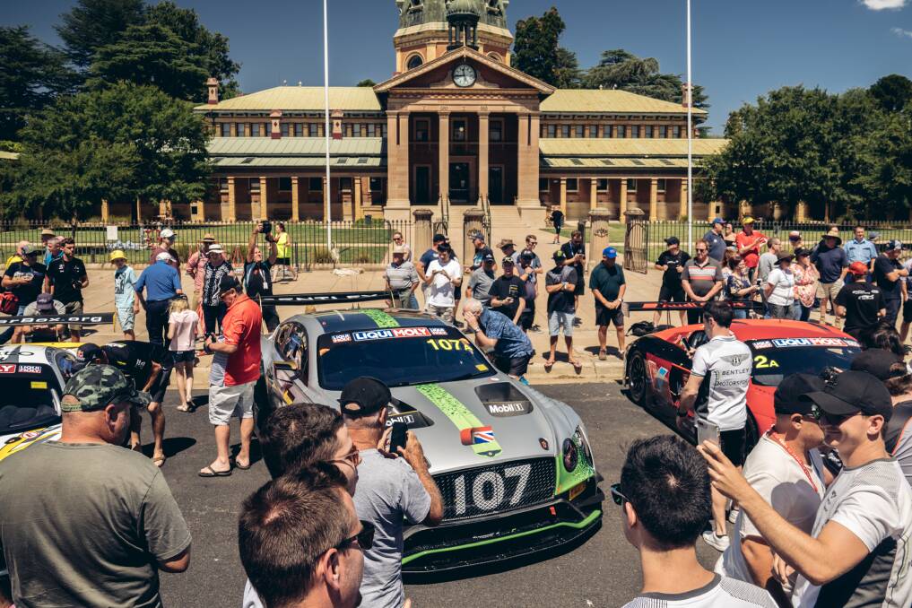 As many as 40 cars set to compete in the Bathurst International will be brought to Russell Street for the Circuit to City event. Picture supplied