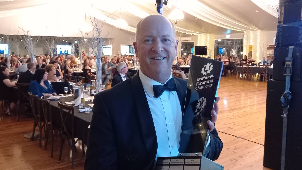 WINNER: Vivability CEO Nick Packham after winning the Carillon Business of the Year.