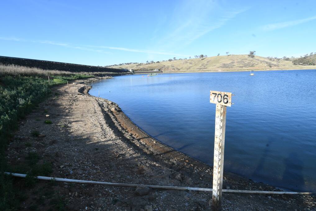 WATER SITUATION: Chifley Dam in early December 2019. Photo: CHRIS SEABROOK