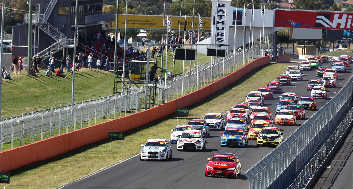 GROWTH: Significantly more people visited Mount Panorama over the Easter long weekend than in 2016. Photo: PHIL BLATCH