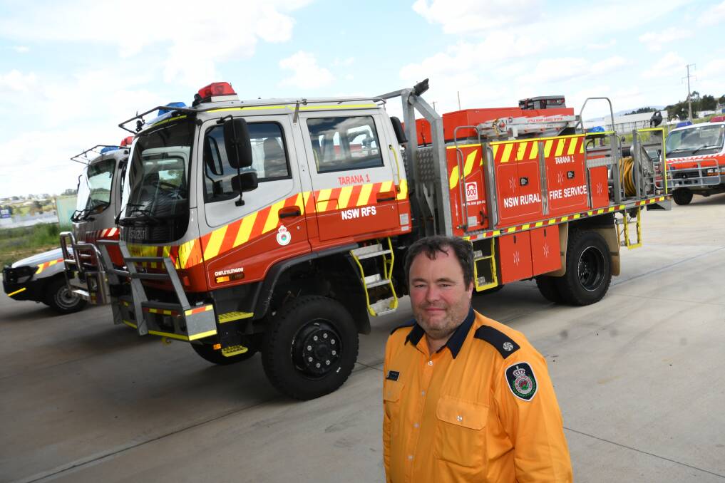 BE PREPARED: NSW Rural Fire Service operations officer Brett Taylor wants people to prepare their properties for bushfire season. Photo: CHRIS SEABROOK 111120cfrs