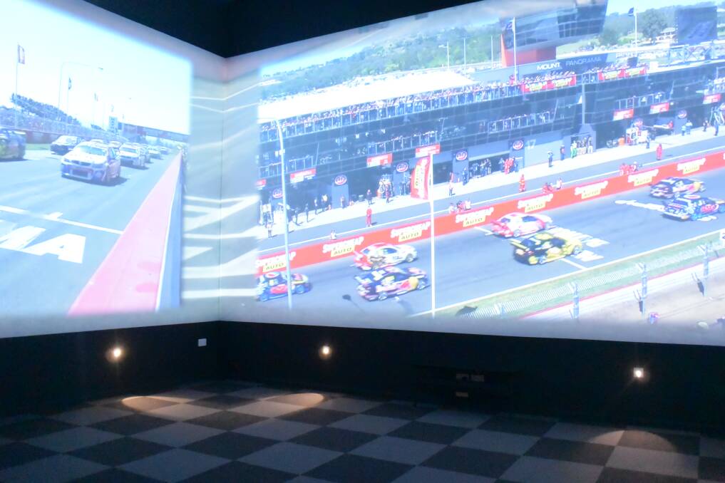 BIG HIT: The new immersive room at the National Motor Racing Museum has been a popular addition, particularly on Father's Day.