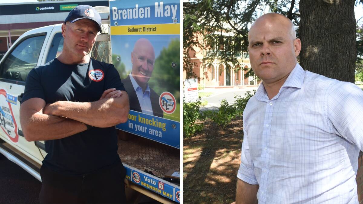 NOT HAPPY: Shooters, Fishers and Farmers candidate Brenden May and Labor Party candidate Beau Riley have joined the voices calling for mental health services to remain open in Bathurst over Christmas. 