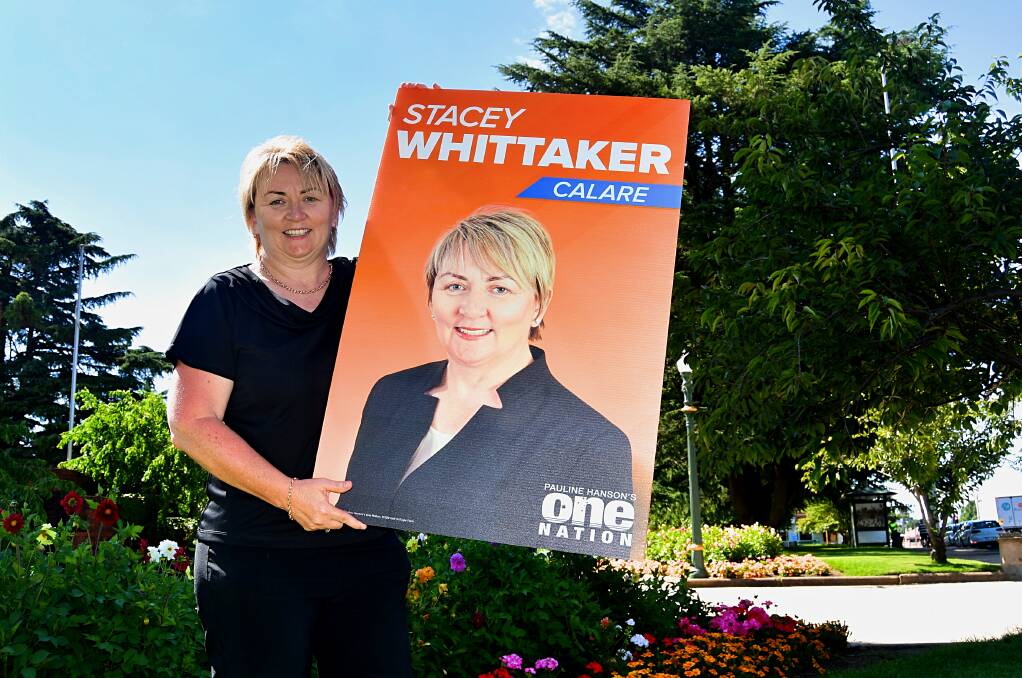 ENTERING POLITICAL SPHERE: Bathurst's Stacey Whittaker is One Nation's candidate for the federal seat of Calare. Photo: RACHEL CHAMBERLAIN