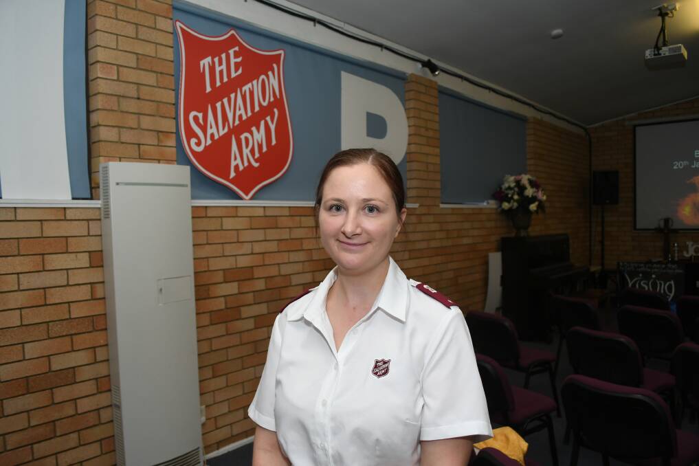 NEW IN TOWN: Lieutenant Kate Cathcart has moved from far north Queensland to be the new officer of the Salvation Army in Bathurst. Photo: CHRIS SEABROOK 012019csalvos1