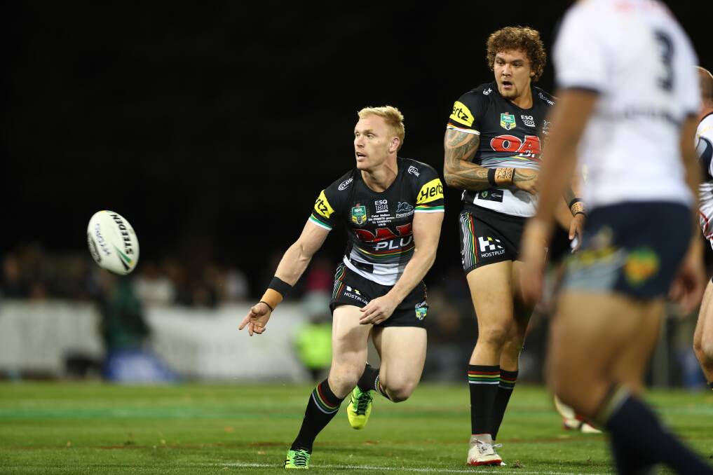DRAWING A CROWD: The Penrith Panthers and North Queensland Cowboys drew more than 10,000 people to Carrington Park on Friday. Photo: PHIL  BLATCH