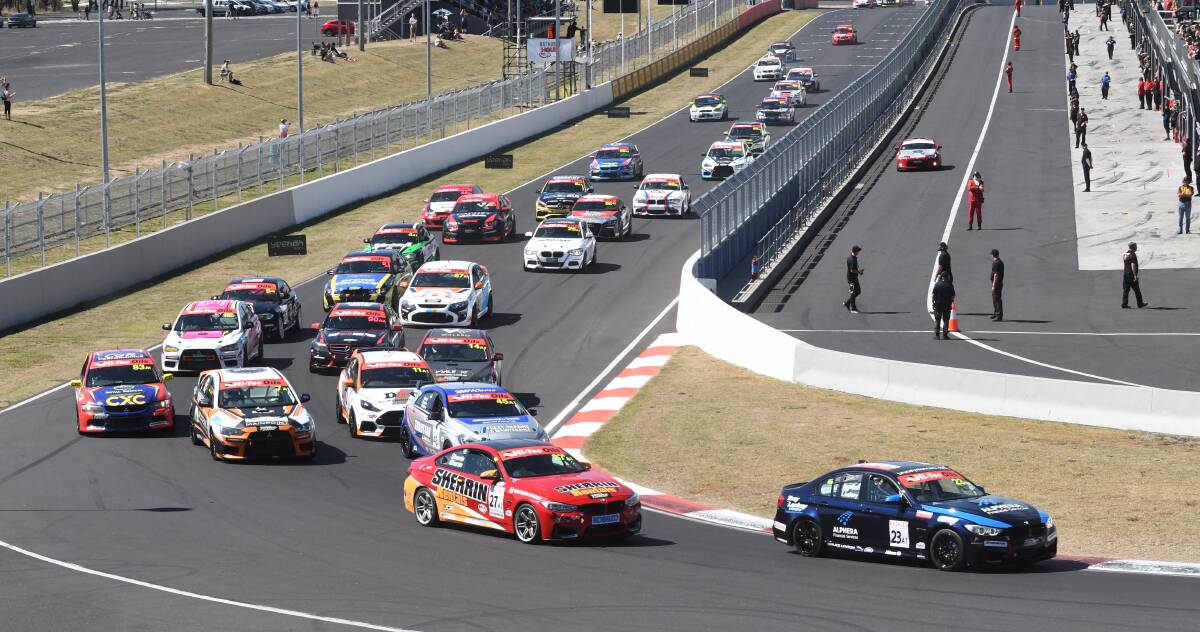 GET READY TO RACE: A field of more than 40 cars is set to contest the Bathurst 6 Hour. The event will be held from April 19 to 21.