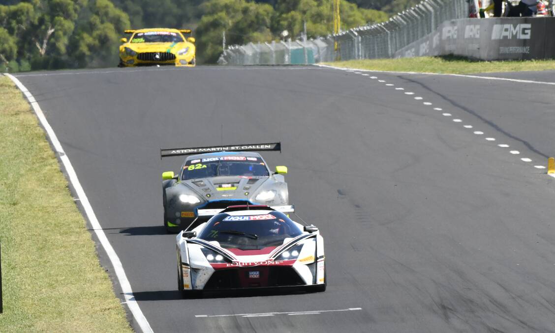 EASIER TO WATCH: Cars in the Bathurst 12 Hour will have LED panels fitted to them in 2020 to make it easier to follow the race. Photo: CHRIS SEABROOK