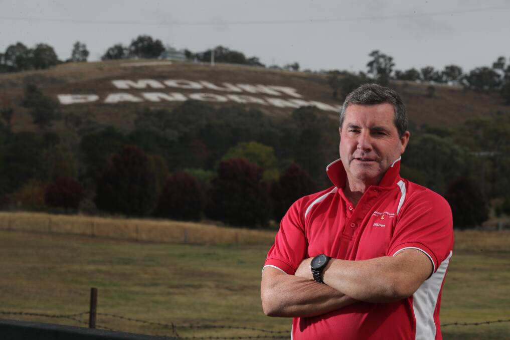 EXCITING: Councillor Warren Aubin looks forward to seeing detailed proposals from promoters wanting to hold events at Mount Panorama. Photo: PHIL BLATCH 043019pbaubin5
