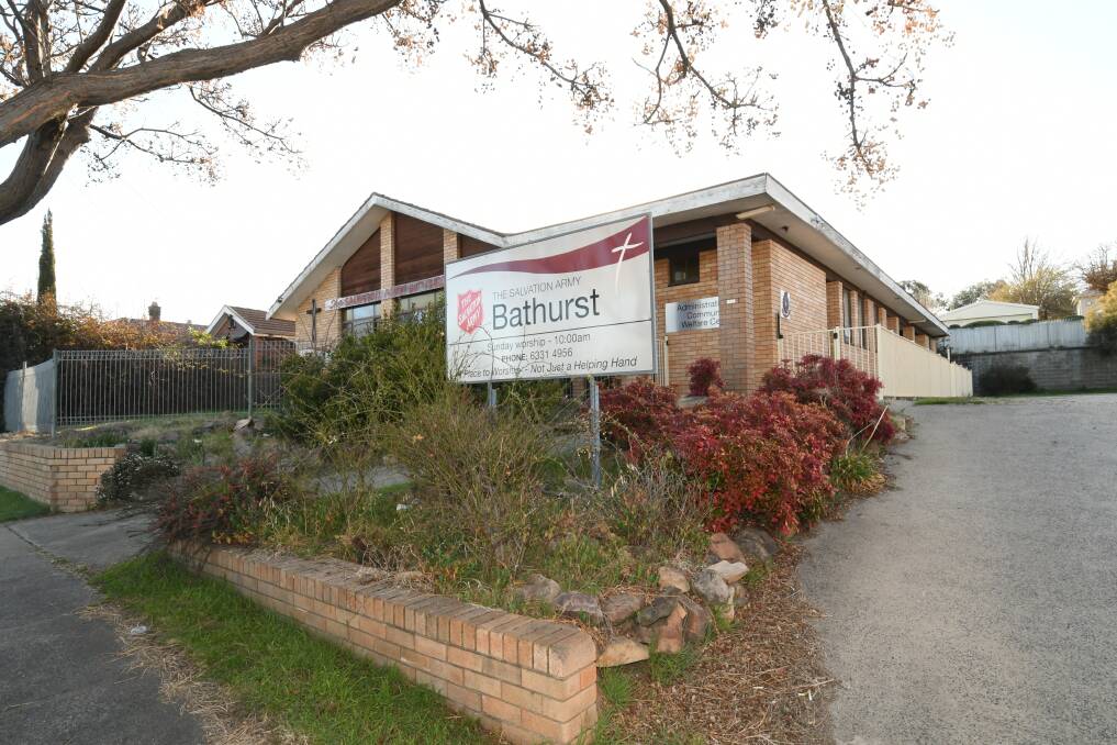ON THE MARKET: There is still one Salvation Army site to sell in Bathurst. Photo: CHRIS SEABROOK 090419csalvos1