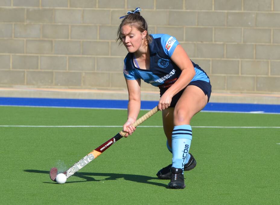 GOING CAMPING: Souths' Premier League Hockey player Kirsten Fitzpatrick will be one of the nine Bathurst hockey players attending the WRAS camp. 