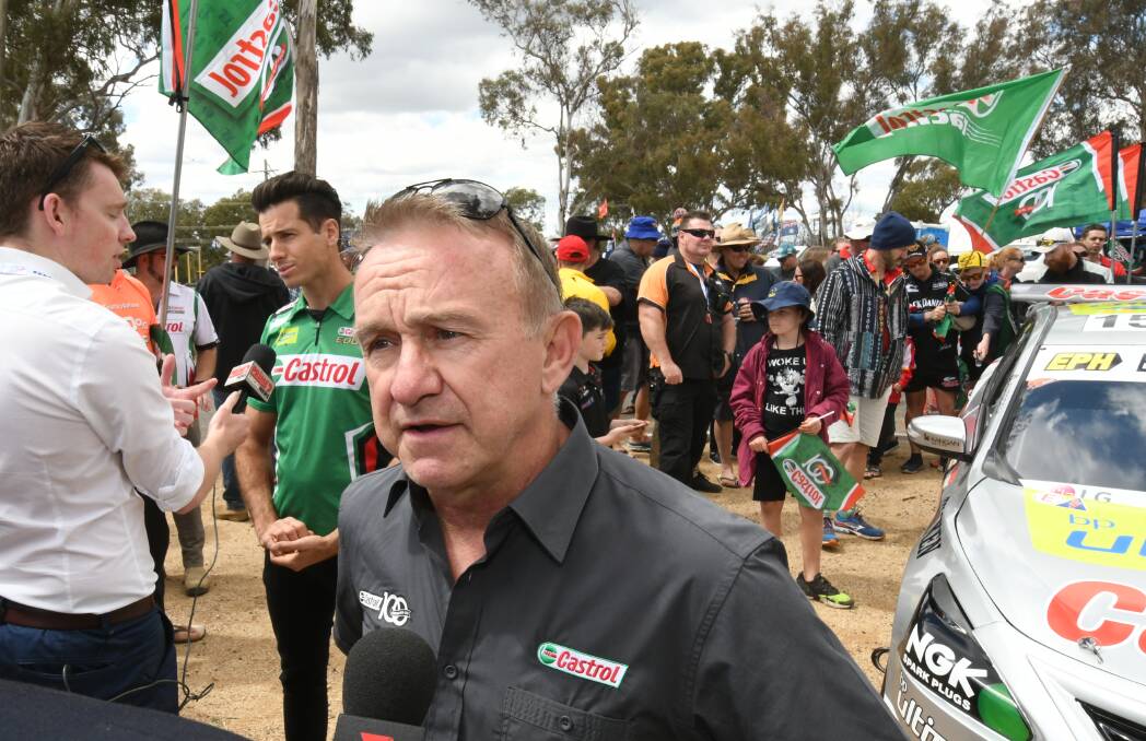 EXPERT PICK: 'The Enforcer' Russell Ingall, seen at Mount Panorama on Tuesday, has shared his pick to win the Great Race. Photo: CHRIS SEABROOK