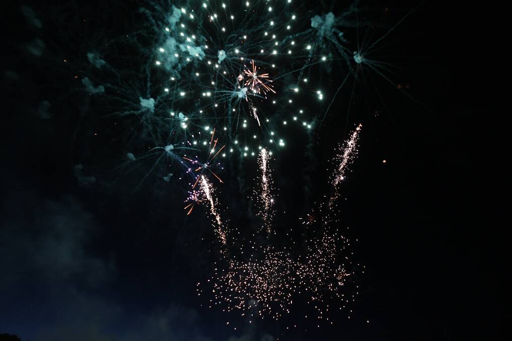 IN PHOTOS: Fireworks light up the sky over Bathurst Showground.