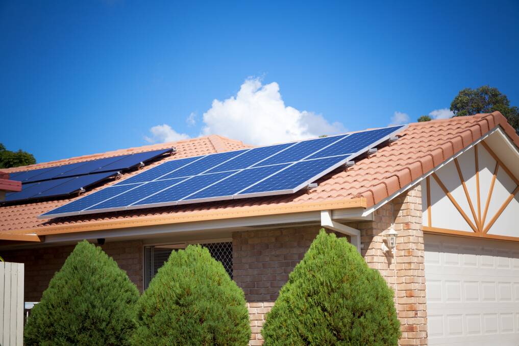 Solar can be used to heat hot water at home. 