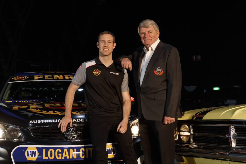 HOLDEN HEROES: David Reynolds and Colin Bond. Photo: SUPERCARS