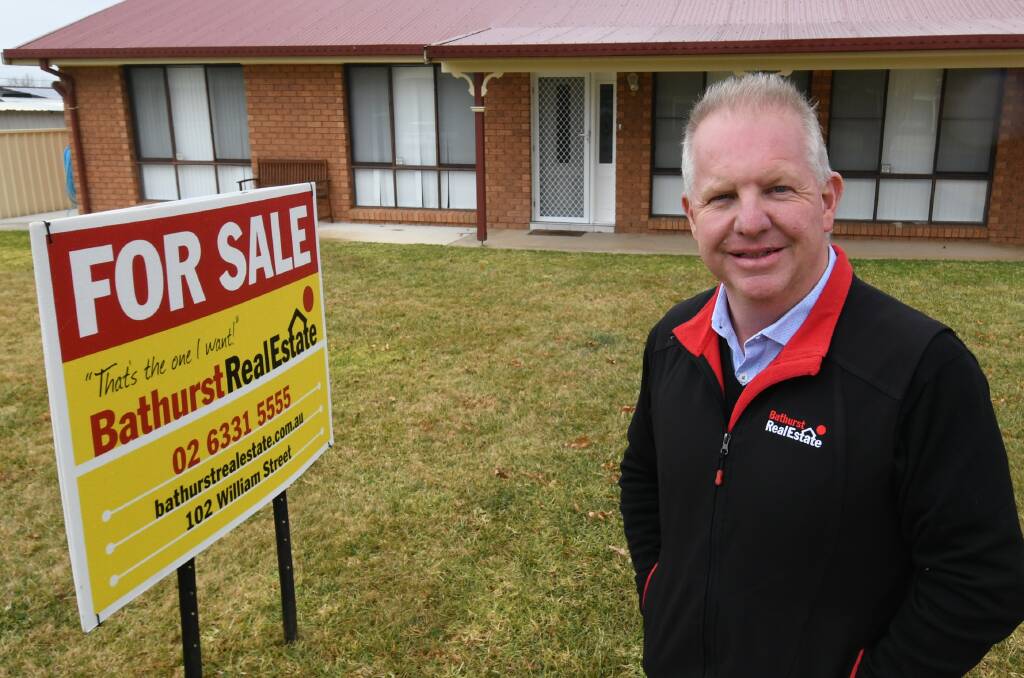 LIVING THE DREAM: Bathurst Real Estate's principal Michael Whittaker has just marked a career milestone. Photo: CHRIS SEABROOK 