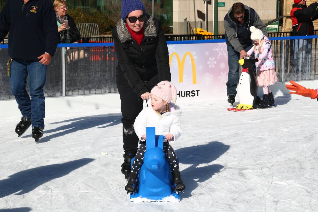 STILL POPULAR: There has already been 1000 tickets sold for the ice skating rink at next month's Bathurst Winter Festival. 