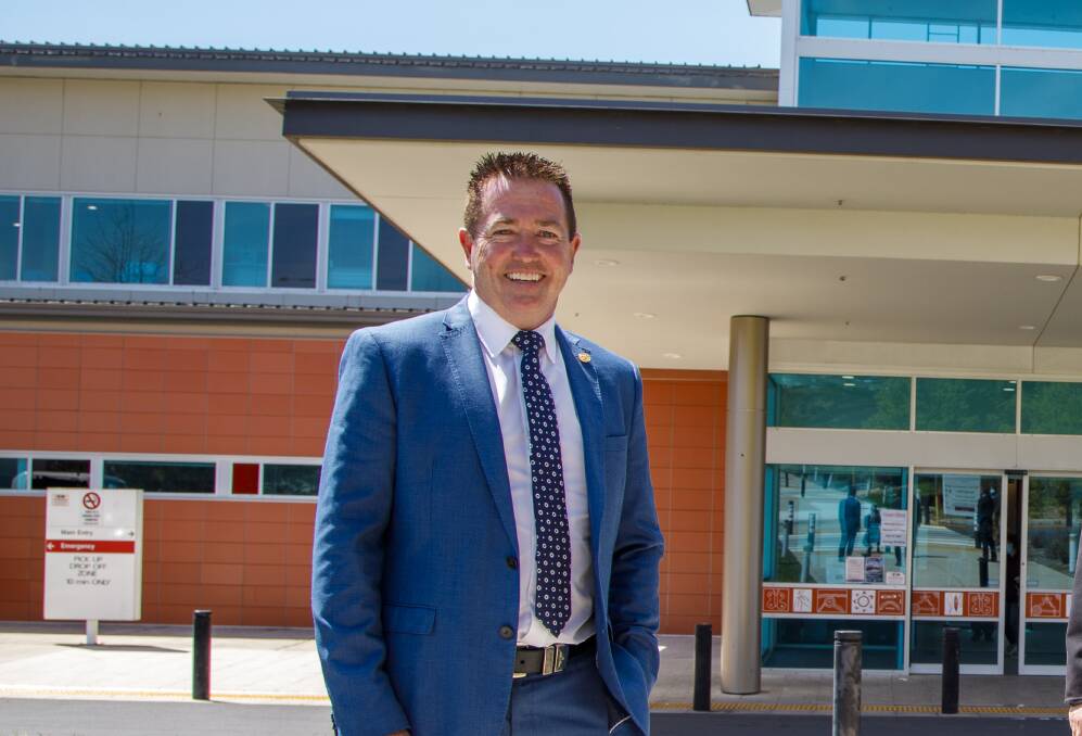 IN SUPPORT: Member for Bathurst Paul Toole thinks the Bathurst Integrated Medical Centre would attract more specialists and services to the city. 