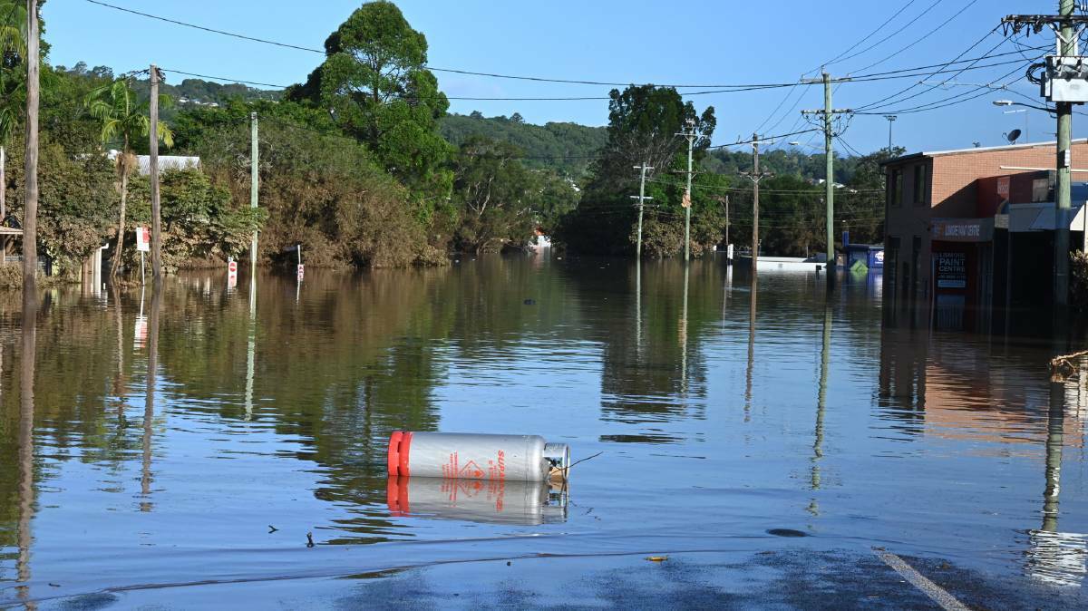 The floods in Lismore. Photo: CATHY ADAMS