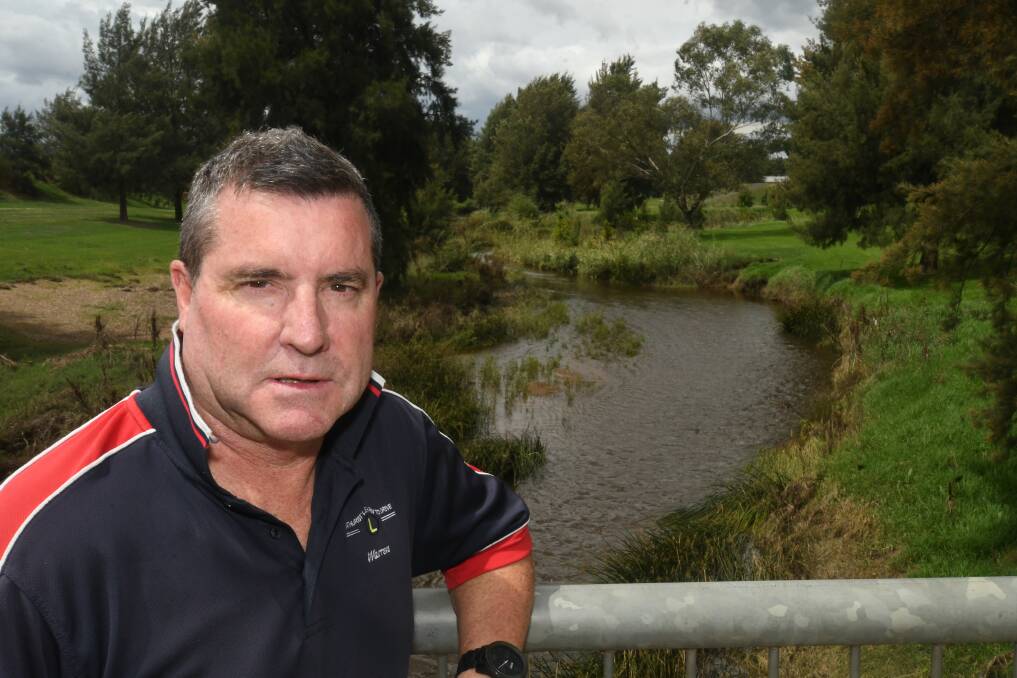 CAN'T WAIT: Councillor Warren Aubin says Bathurst Regional Council doesn't want to wait until the region is almost out of water to start its projects. Photo: CHRIS SEABROOK 022620credtape