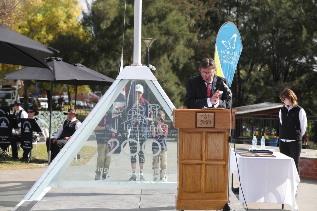 MOMENT TO REFLECT: The Proclamation Day ceremony will be held at the flagstaff on Sunday. Photo: PHIL BLATCH