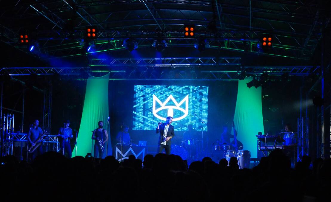 ON STAGE: The Cat Empire was one of the acts to headline the Inland Sea of Sound festival earlier this month, appearing on Saturday night. Photo: SAM BOLT 120118sbcat1