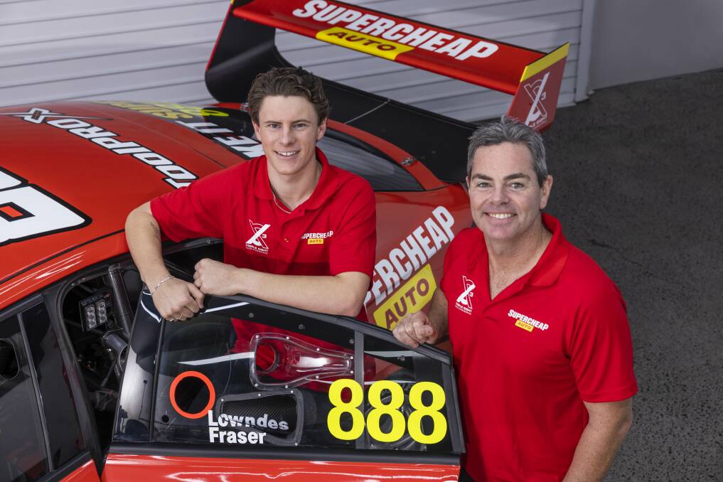 Declan Fraser and Craig Lowndes are teaming up for the Triple Eight wildcard entry. 