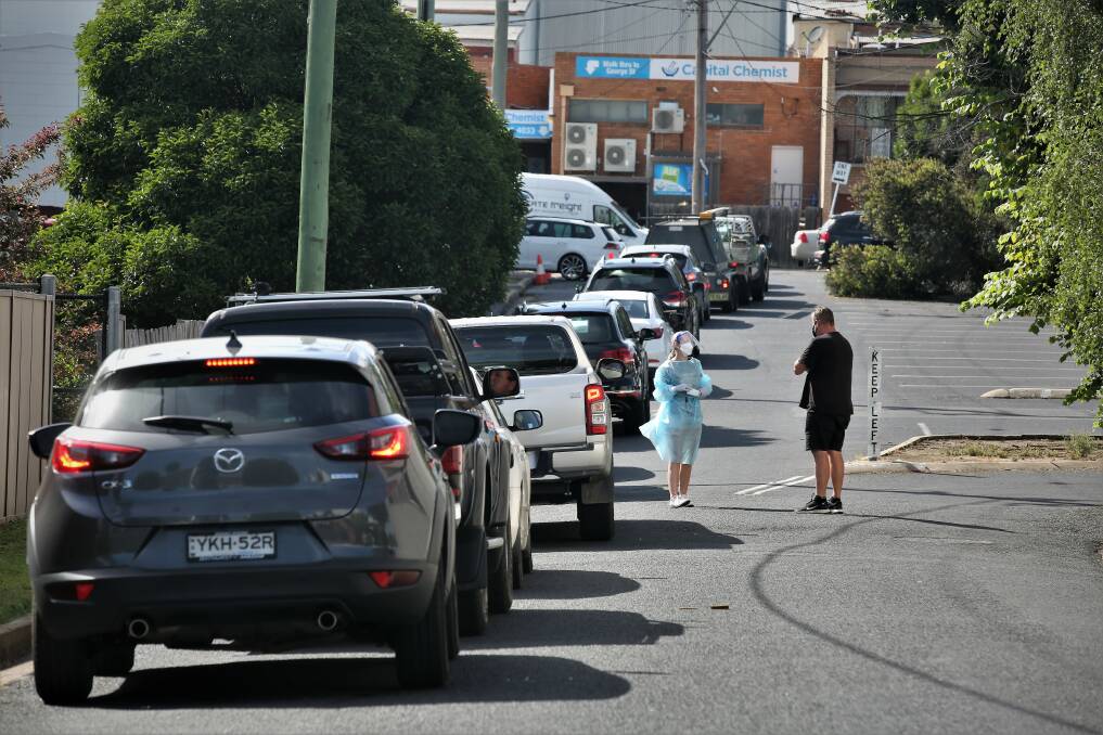 BUSY: There has been a long wait for testing at Western NSW Local Health District facilities. Photo: PHIL BLATCH
