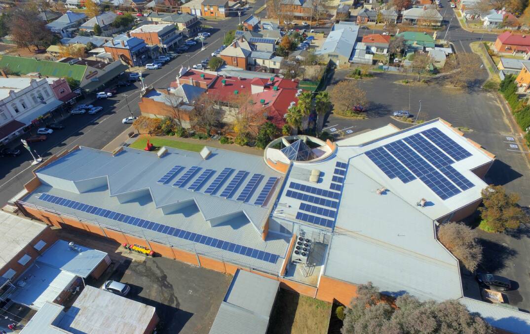 SOLAR FUTURE: Installing more solar panels at its facilities will help Bathurst Regional Council to get 25 per cent of its electricity consumption from renewable sources by 2023.