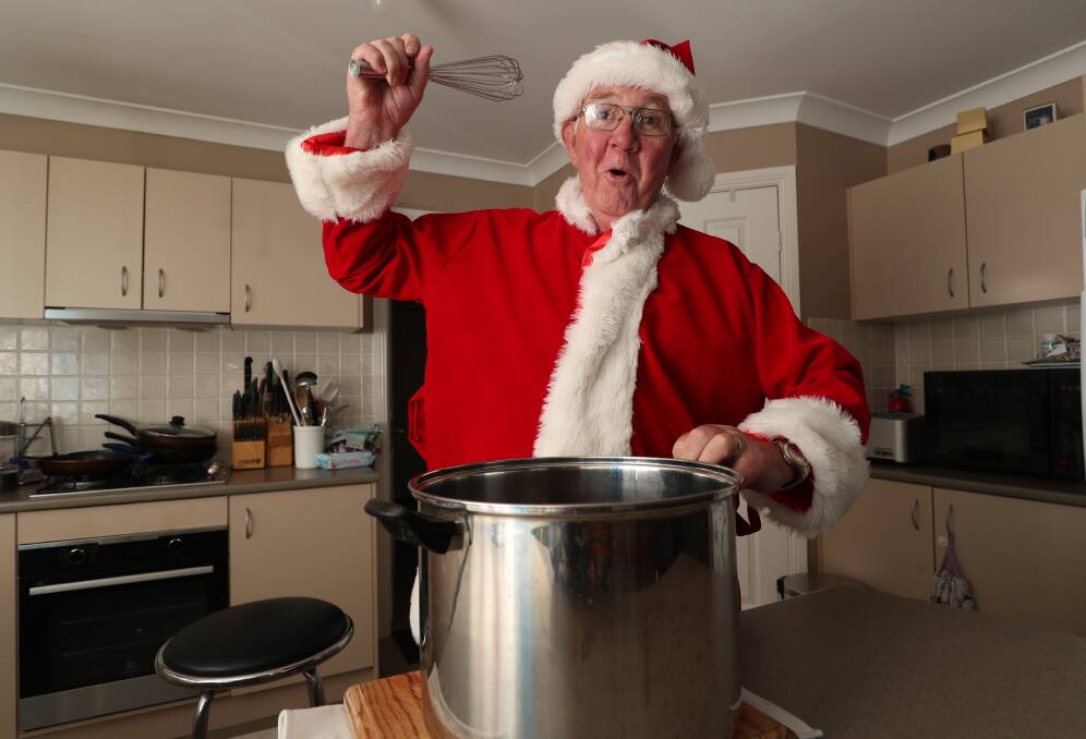 'TIS THE SEASON: The coordinator of the Bathurst Community Christmas Lunch, Barney Rumble, is preparing to host the annual event. Photo: PHIL BLATCH 112718pbhope1