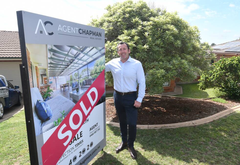 GREAT RESULT: Agent Chapman Real Estate's David Chapman said 2020 ended on a high note with more than 200 properties sold in two months. Photo: CHRIS SEABROOK