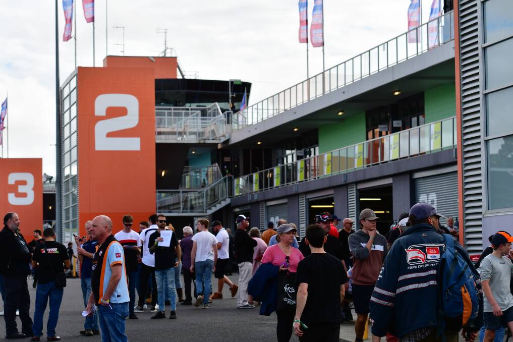 BACK AT THE MOUNT: Race fans have returned to Mount Panorama for the Bathurst 12 Hour. Photo: ALEXANDER GRANT