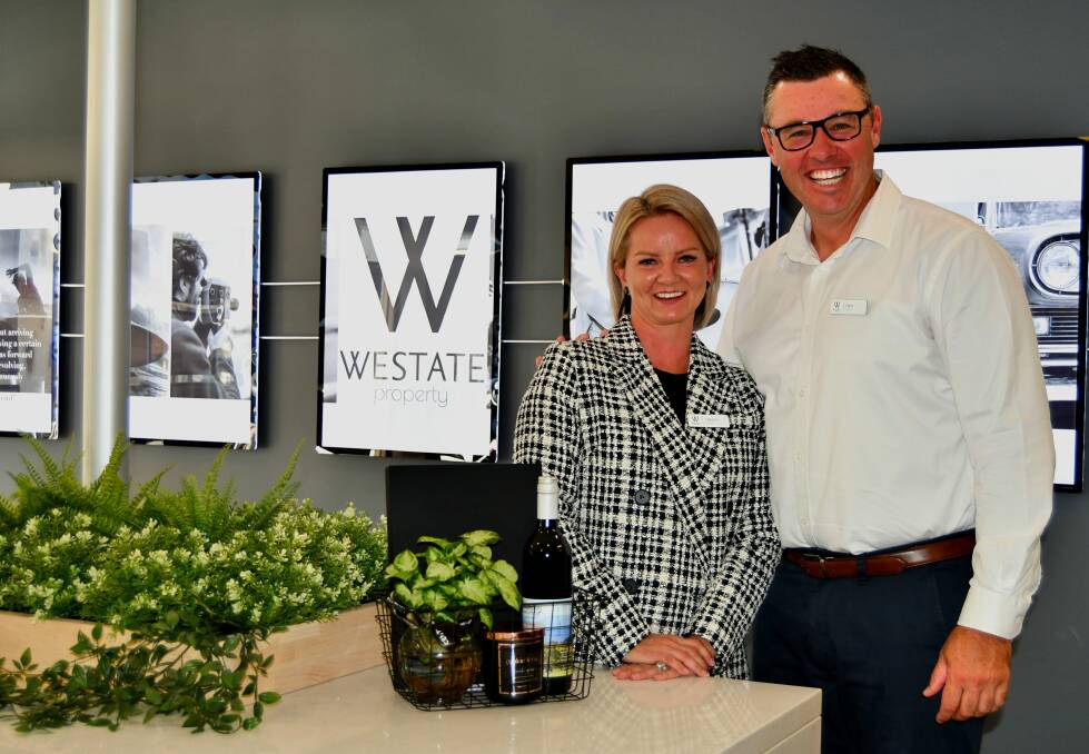 AT THE HELM: Tracey and Troy Kearney are the owners of Westate Property, a new real estate identity in Bathurst. Photo: RACHEL CHAMBERLAIN