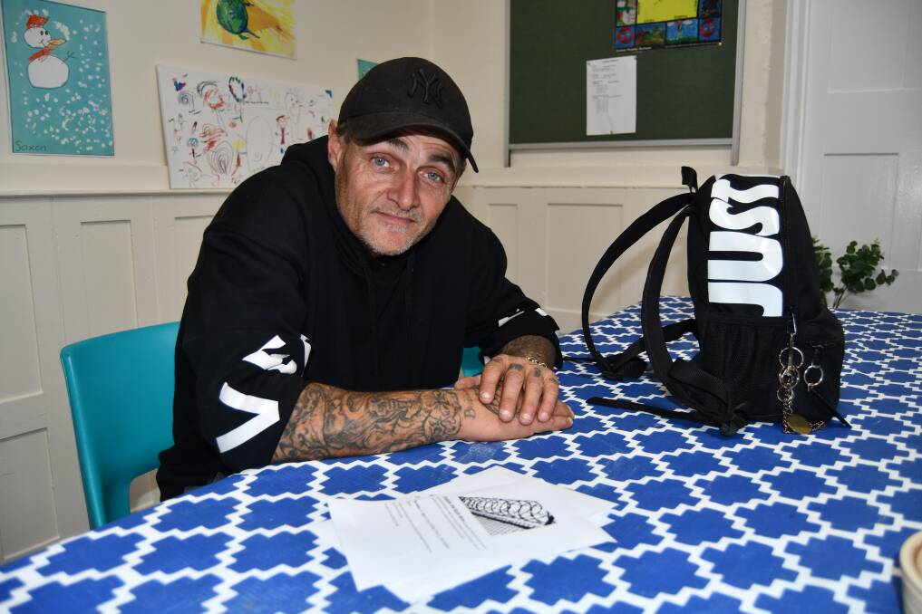 Gavin Squires has started the Outside the Barb Wire program to help others who have been in jail. Photo: RACHEL CHAMBERLAIN