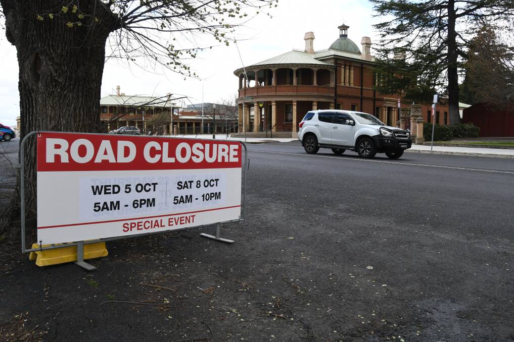Road closures will be in place across Bathurst for the Great Race Festival. Picture by Rachel Chamberlain