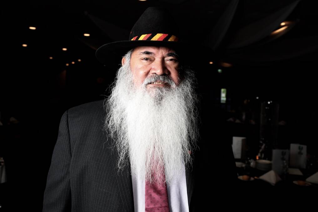 INSPIRING: Senator Pat Dodson gave an excellent address at the Light on the Hill Dinner on Saturday night, where he was the guest speaker. Photo: PHIL BLATCH 102018pblight2