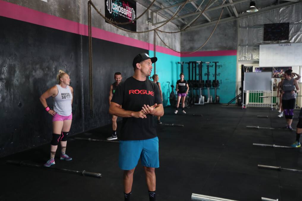 IN SUPPORT OF ASH: CrossFit 2795 owner Dan George has welcomed the community to a fundraiser for Ash Corby on Saturday. Photo: PHIL BLATCH 010719pbash3