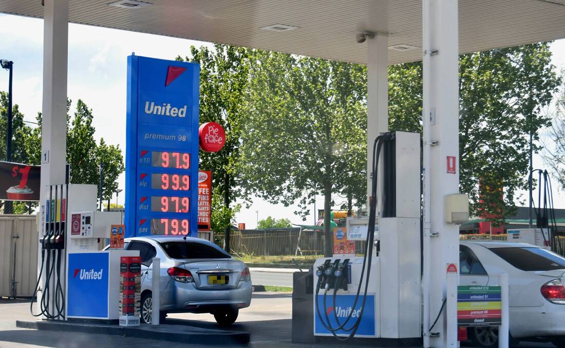 COMING DOWN: The United retailer in Bathurst has dropped its price for unleaded fuel by almost 20 cents in the span of a week.