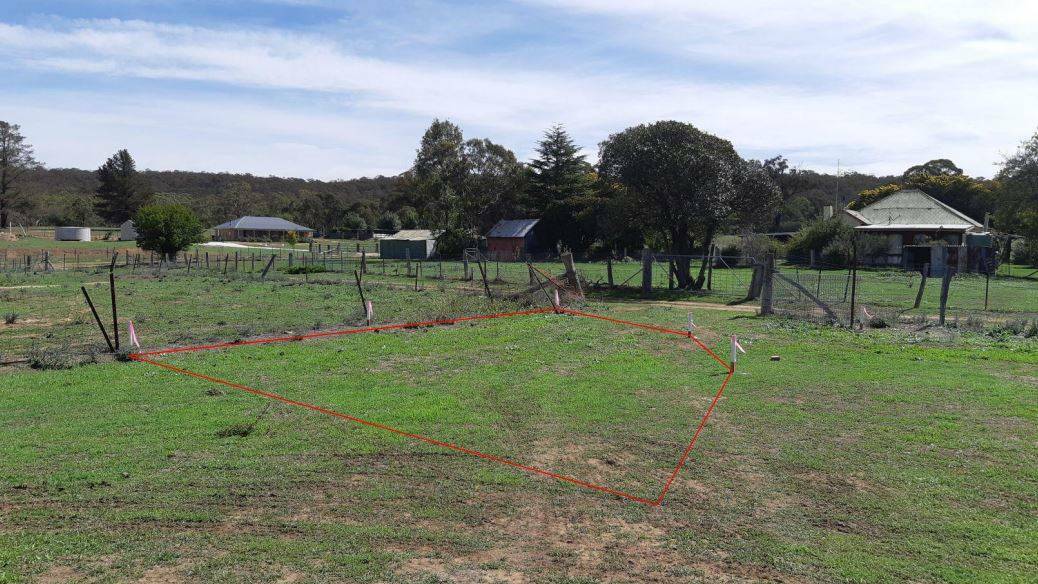 TOWER PLAN: The proposed facility location at the rear of the Rural Fire Service depot at Wattle Flat. Source: STATEMENT OF ENVIRONMENTAL EFFECTS