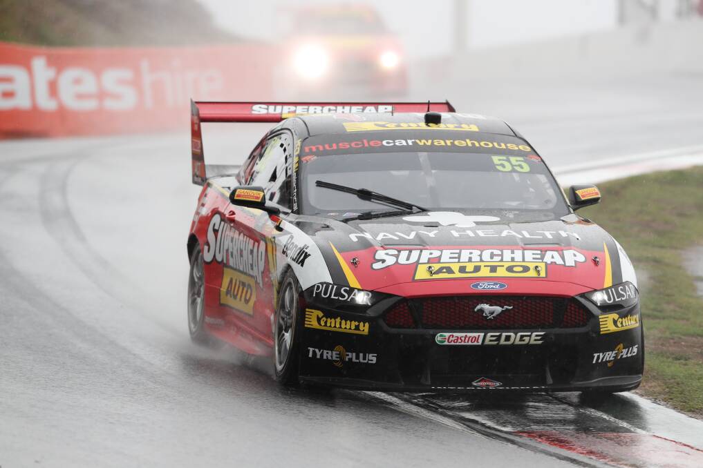 PREPARE FOR RAIN: Sunday's Bathurst 1000 is expected to be wet and wild. Photo: PHIL BLATCH