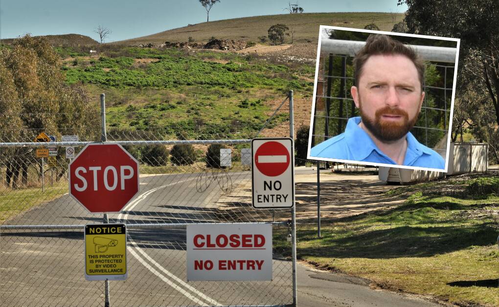 RIDICULOUS: Councillor Alex Christian (inset) says the Bathurst Waste Management Centre should be open to everyone during lockdown. 