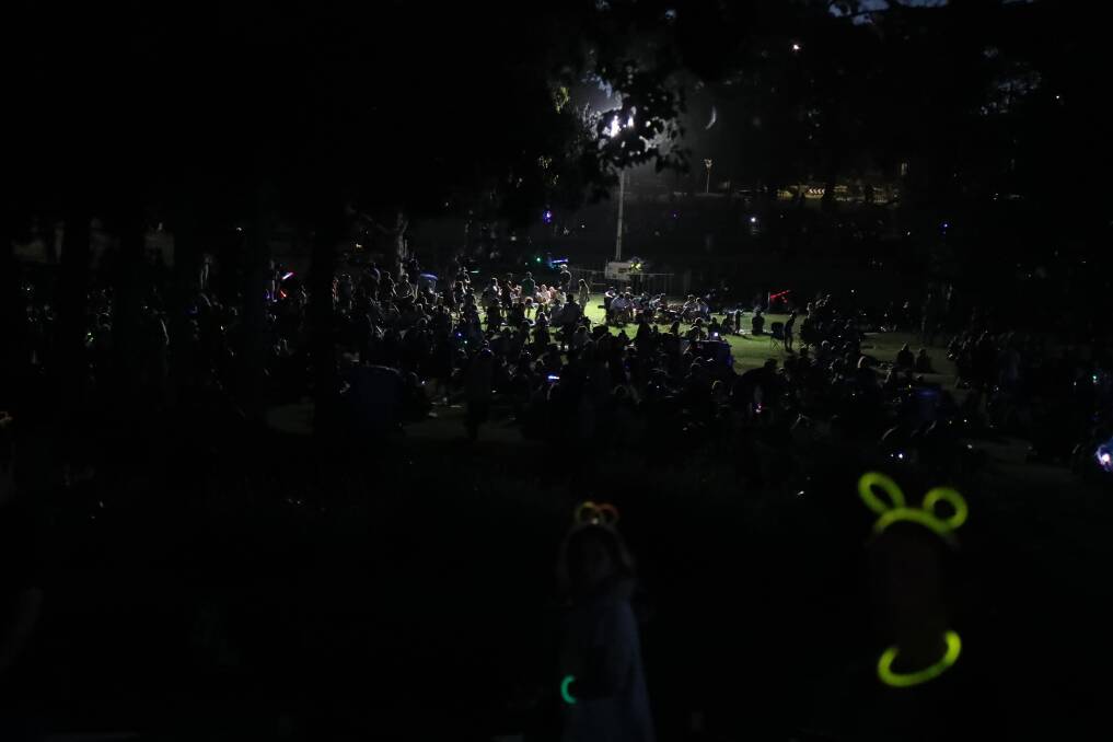 BUSY EVENT: Thousands of people attended Party in the Park on New Year's Eve. Photo: PHIL BLATCH