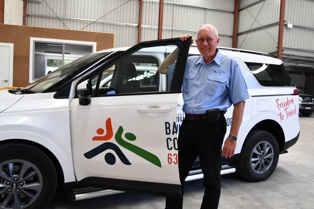 David Clark enjoys being able to drive around the region and beyond for Bathurst Community Transport. Picture by Rachel Chamberlain