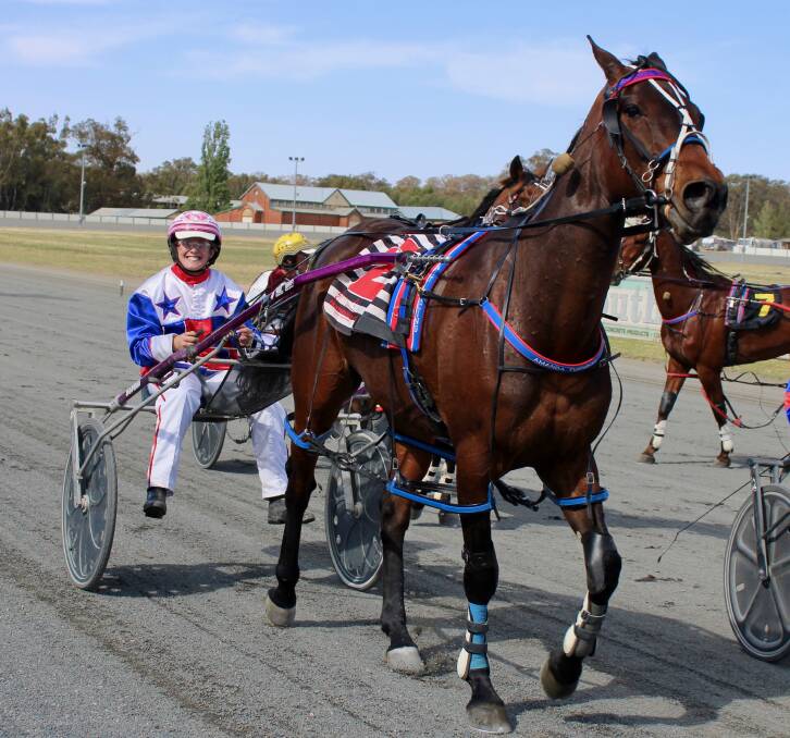 DOUBLE VISION: Queensland native and now Bathurst-based reinswoman Isobel Ross will steer two runners at Dubbo's meeting on Wednesday night. Photo: AMY REES