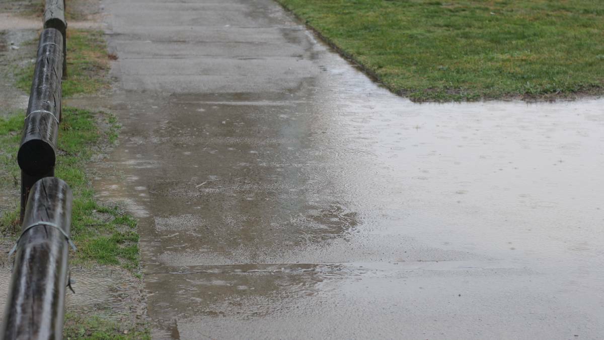 GOOD: Wet weather in recent days has doubled the rainfall figure for May. 