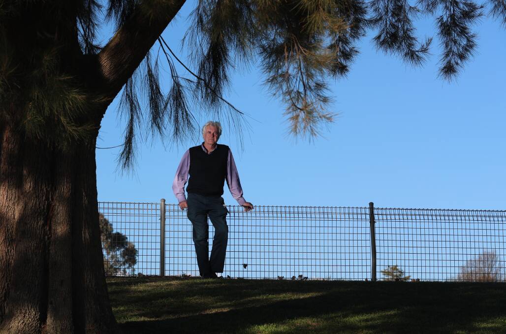 PASSION FOR NATURE: Councillor John Fry has been an environmental warrior during his first 12 months on Bathurst Regional Council. Photo: PHIL BLATCH 071018pbtree4
