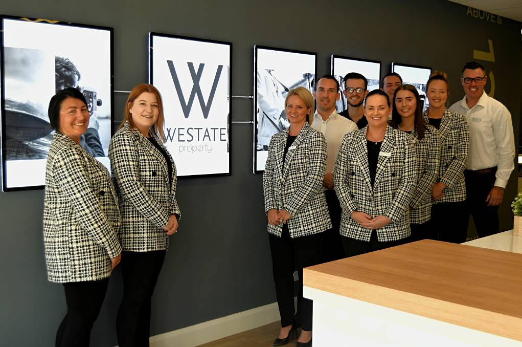 NEW LOOK: The Westate Property team in their new uniforms. 
