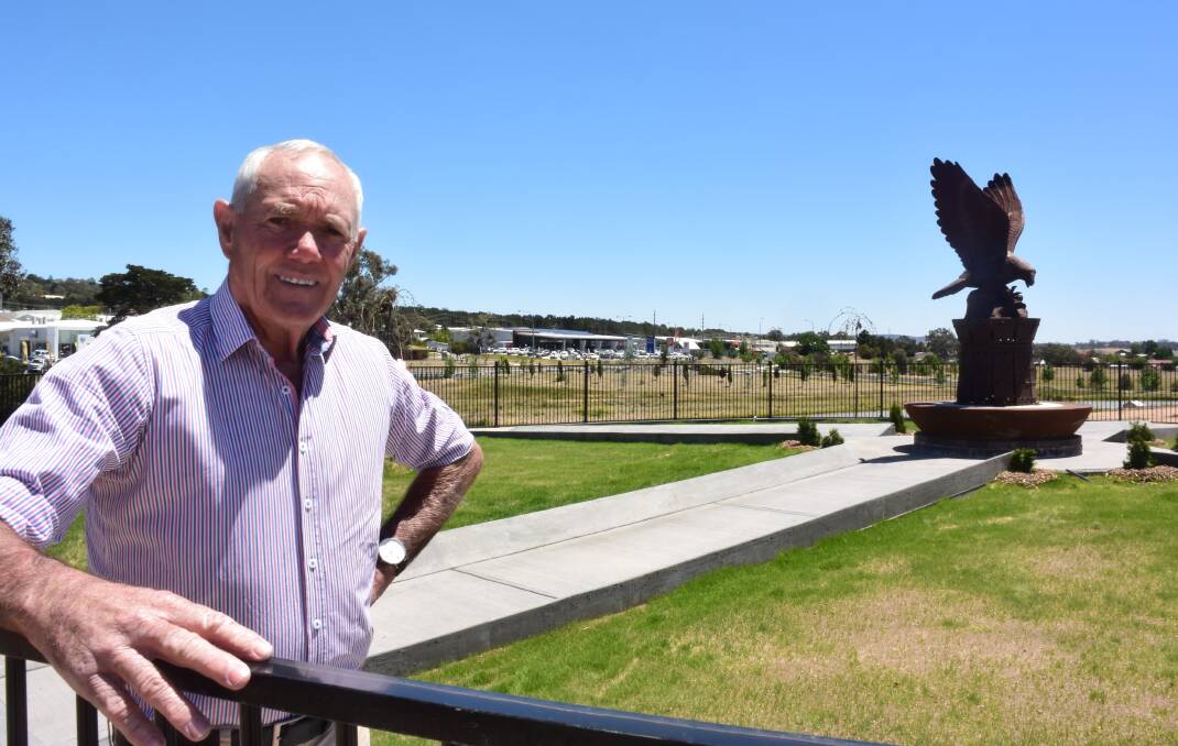 COMPLETE: General manager Stephen Beer at the new south side circle development in Bathurst Cemetery. Photo: RACHEL CHAMBERLAIN
